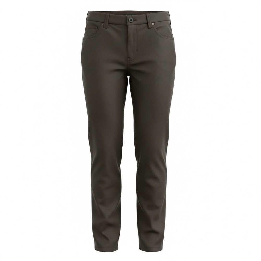 Lauren Ralph Lauren Petite Women's Dark Brown Straight Leg Pants Size 4P